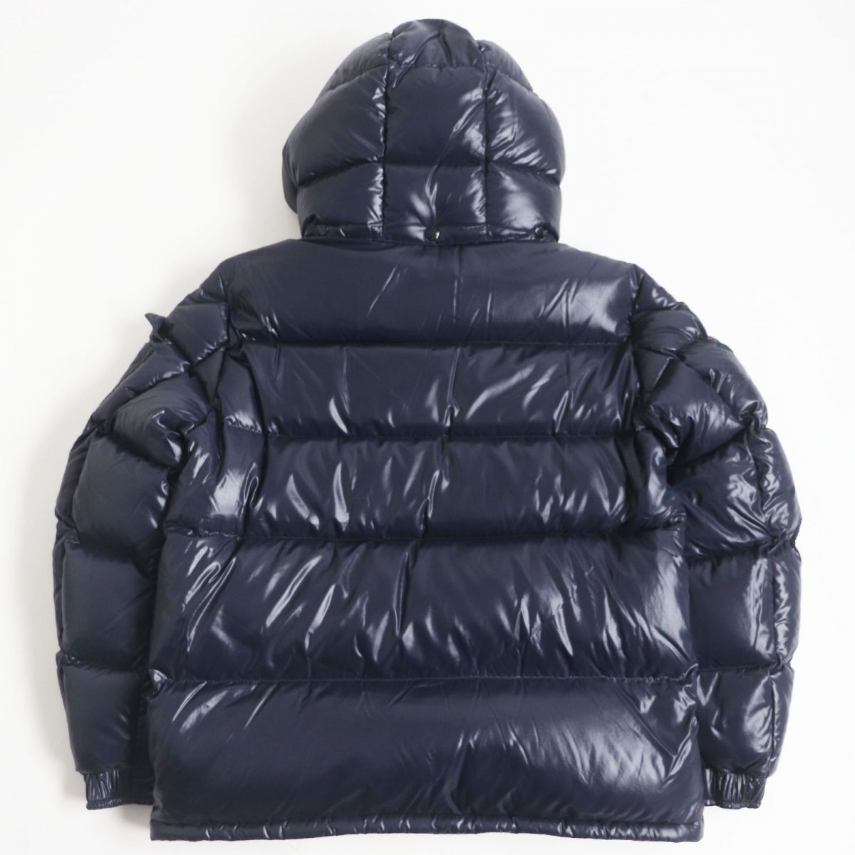 Moncler MAURY Logo Patch Half Zip Hooded Down Jacket