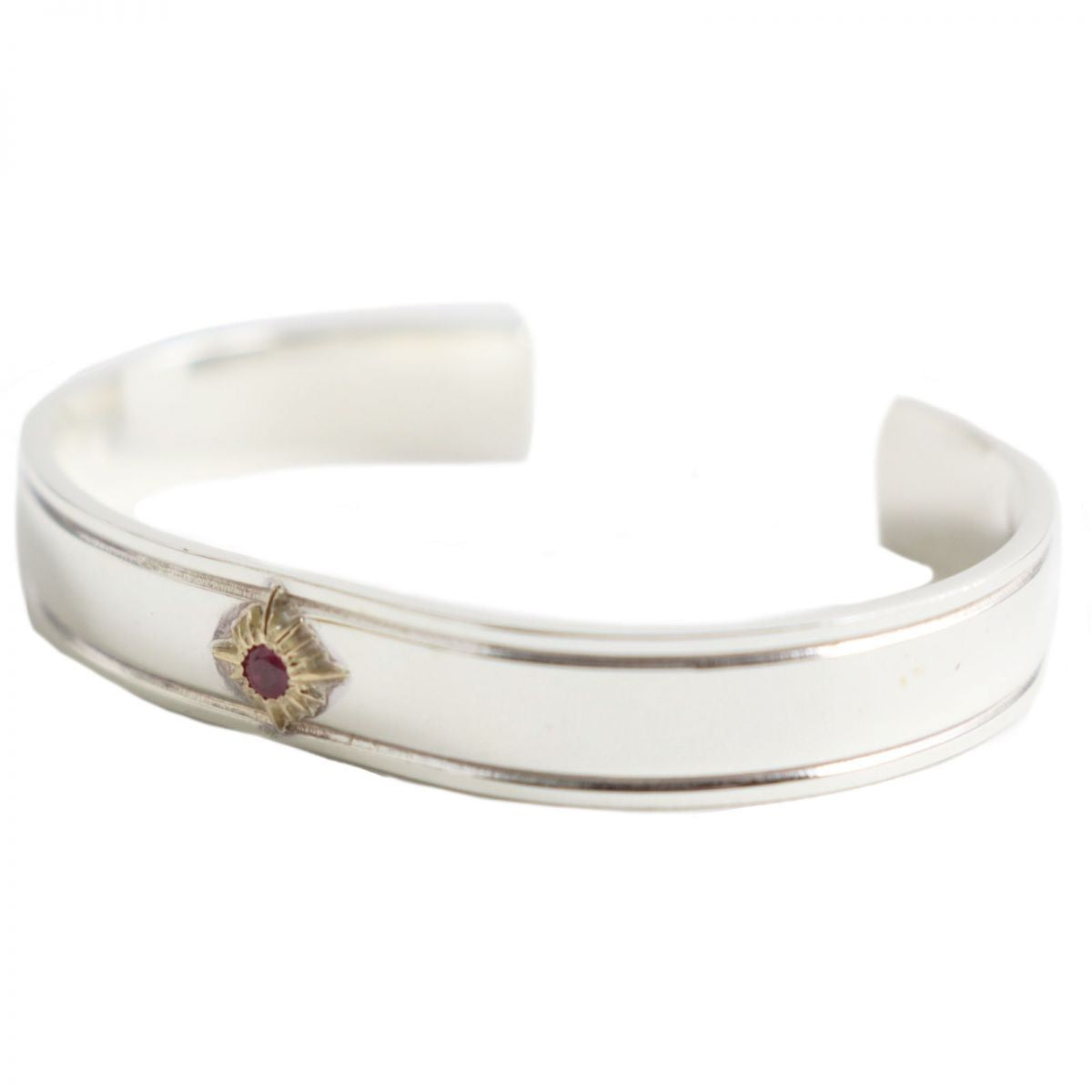 ARIZONA FREEDOM SV925 K18 Ruby Sun God Bangle