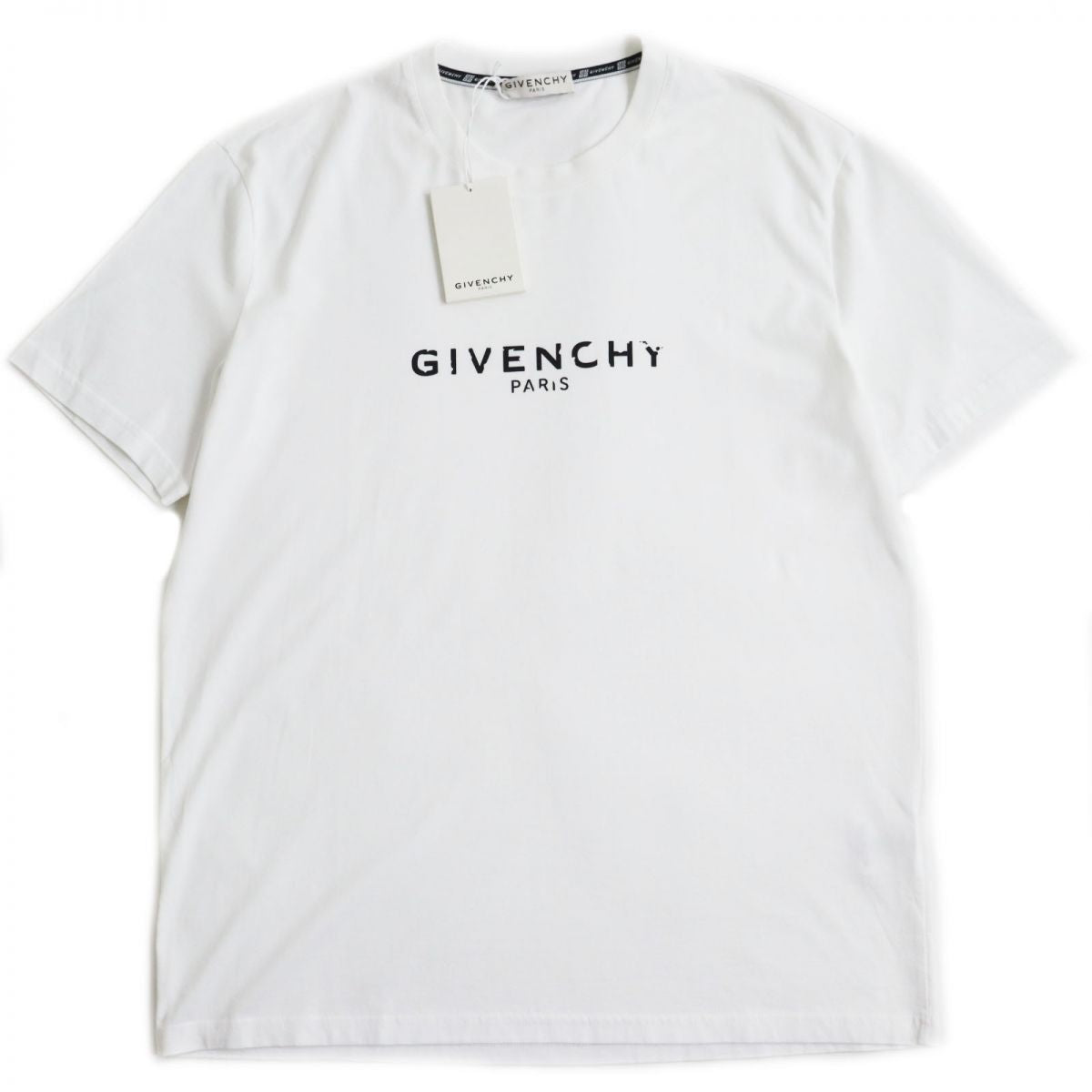 Givenchy Logo Print Crew Neck T-Shirt XXL