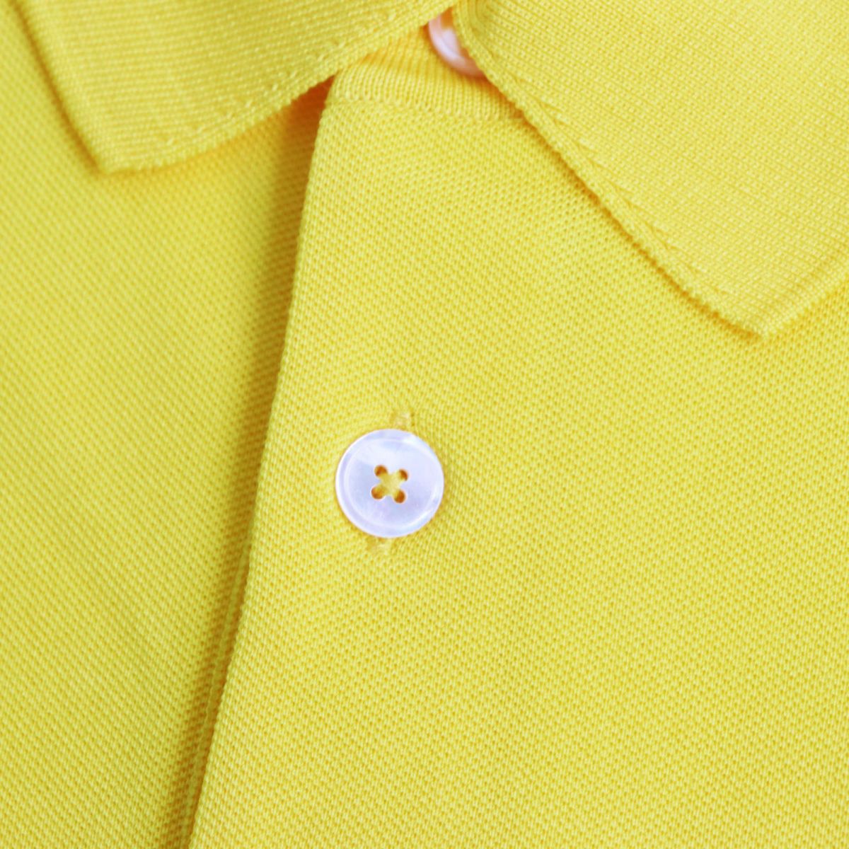 Hermes H Pattern Polo Shirt Yellow M