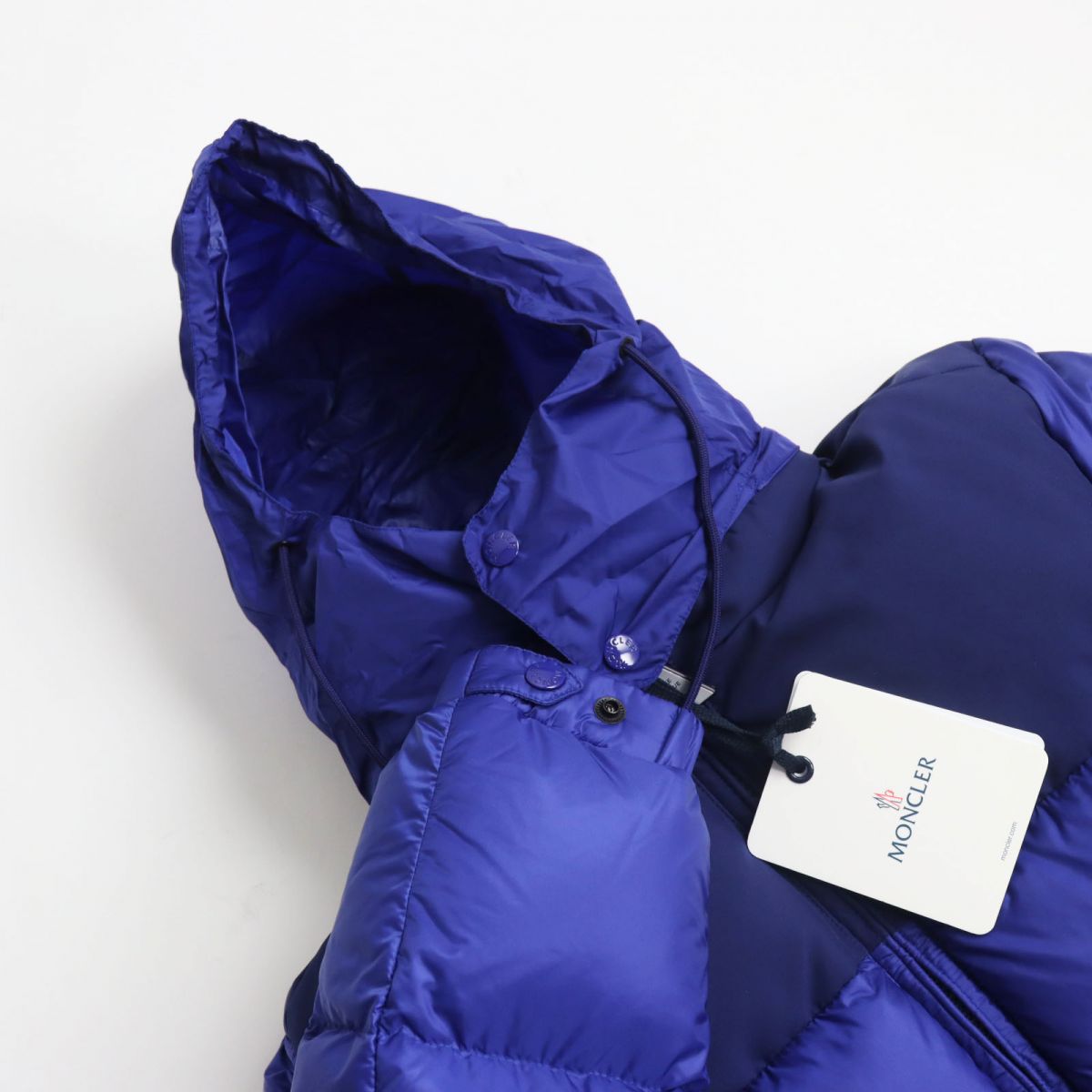 Moncler FAIVELEY Hooded Down Jacket Blue