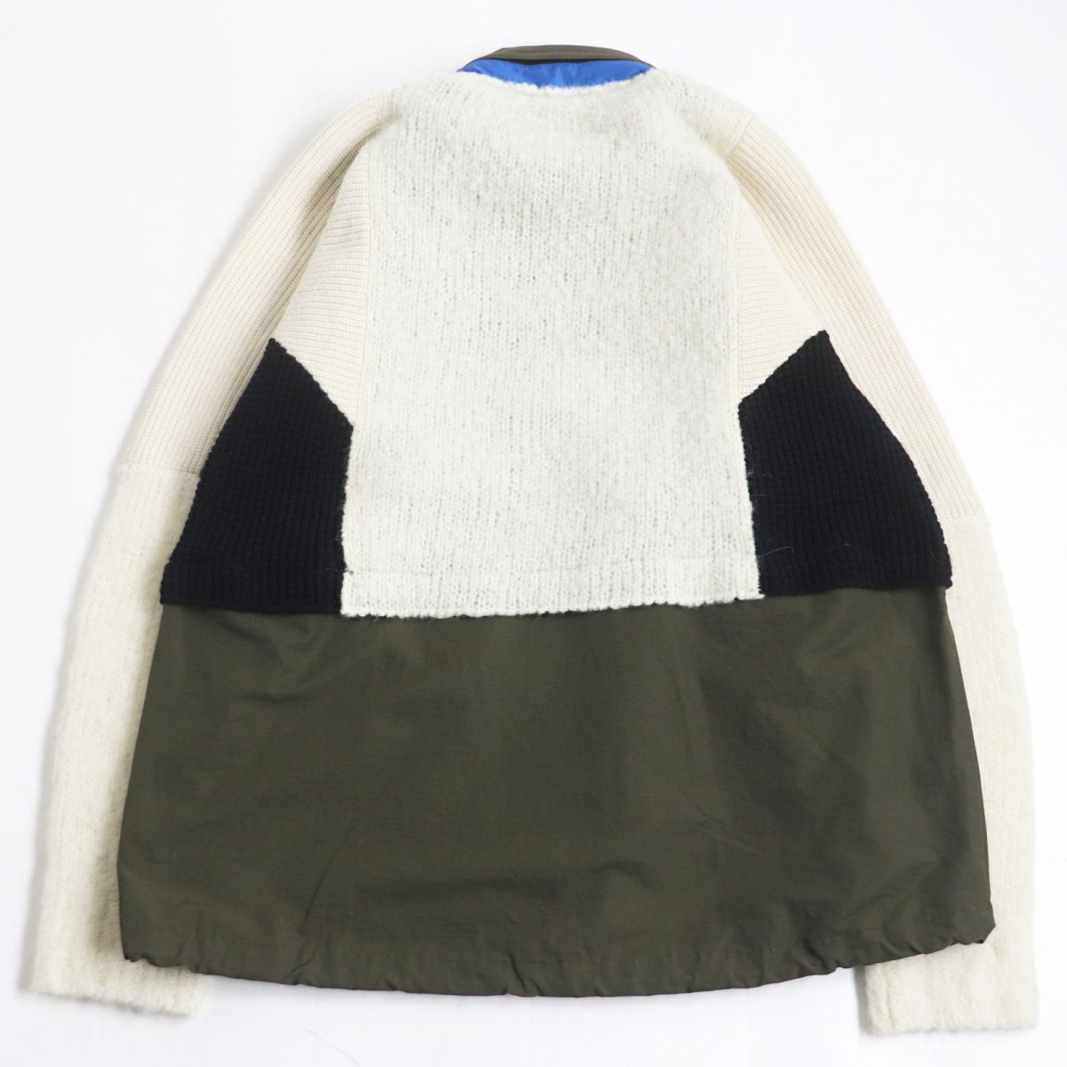 sacai Wool Knit Hoodie Alpaca Blend