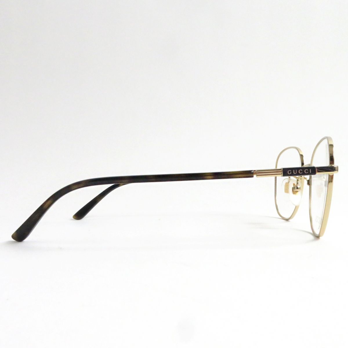 Gucci GG1352O Tortoiseshell Gold Glasses