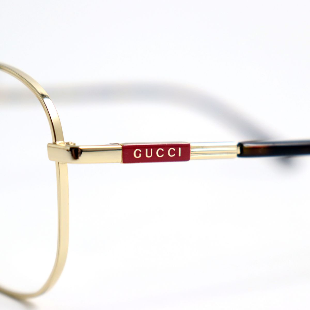 Gucci GG1352O Tortoiseshell Gold Glasses