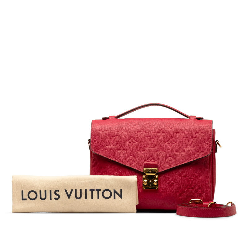 Louis Vuitton Monogram Empreinte Pochette Metis MM Handbag M44291