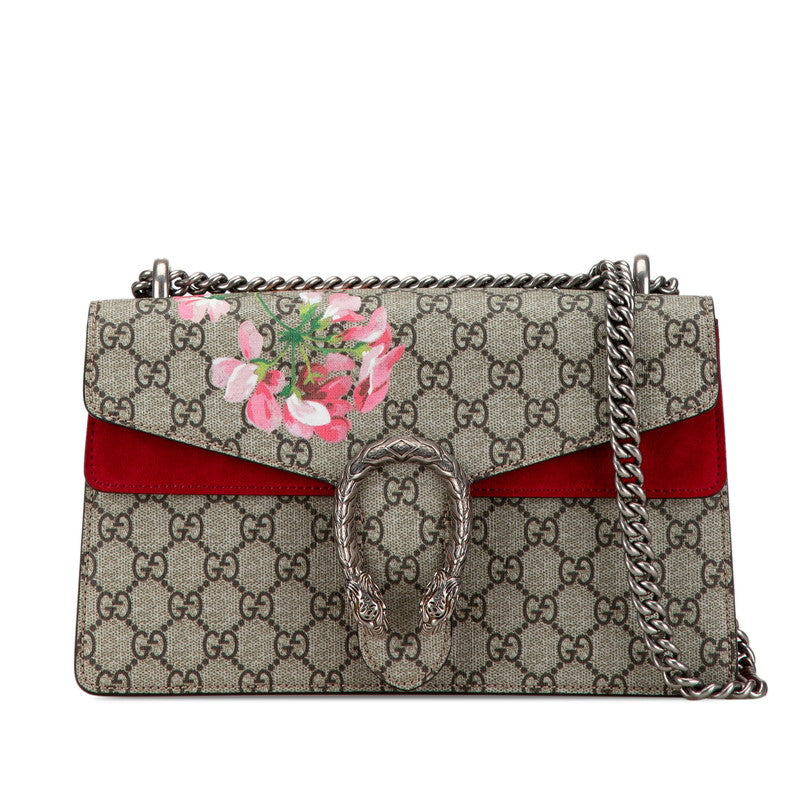 Gucci GG Blooms Dionysus Chain Shoulder Bag PVC Suede 400249 in Great Condition