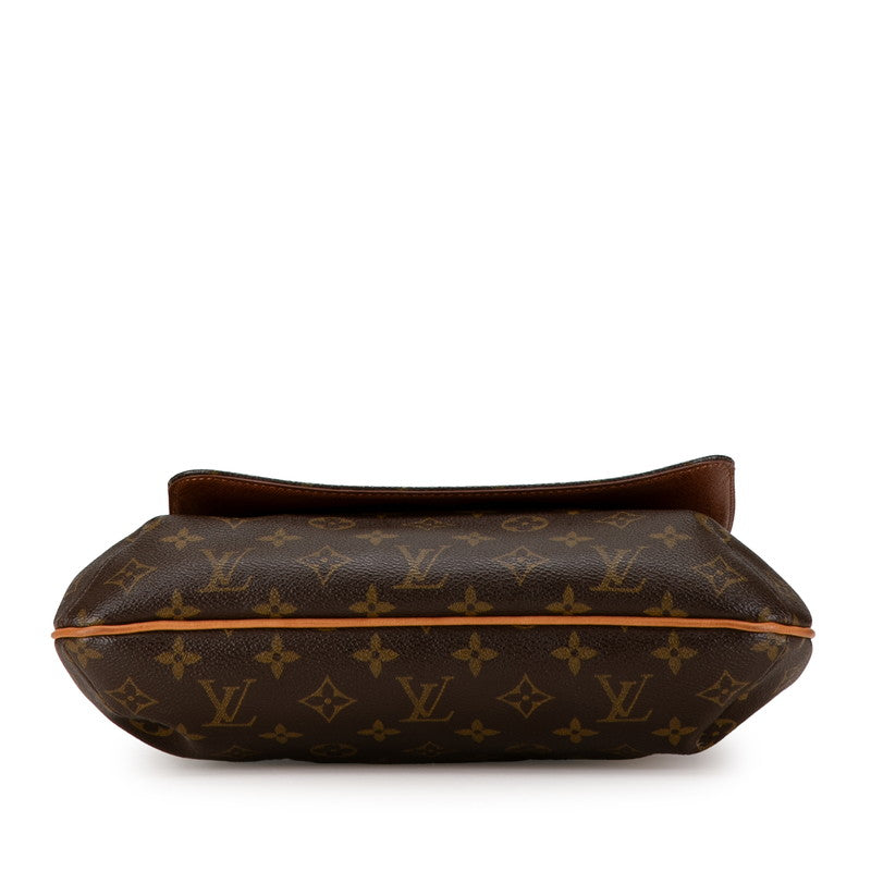 Louis Vuitton Monogram Musette Shoulder Bag M51256 Brown PVC Leather in Very Good Condition