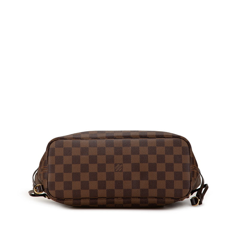 Louis Vuitton Damier Neverfull PM Handbag Brown