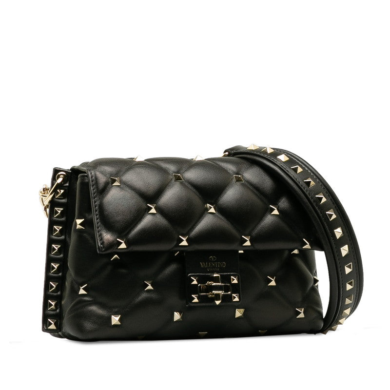 Valentino Leather Candy Studs Chain Shoulder Bag