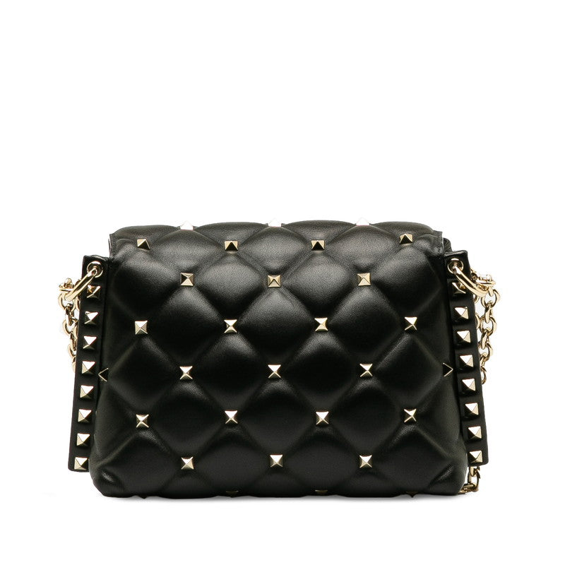 Valentino Leather Candy Studs Chain Shoulder Bag