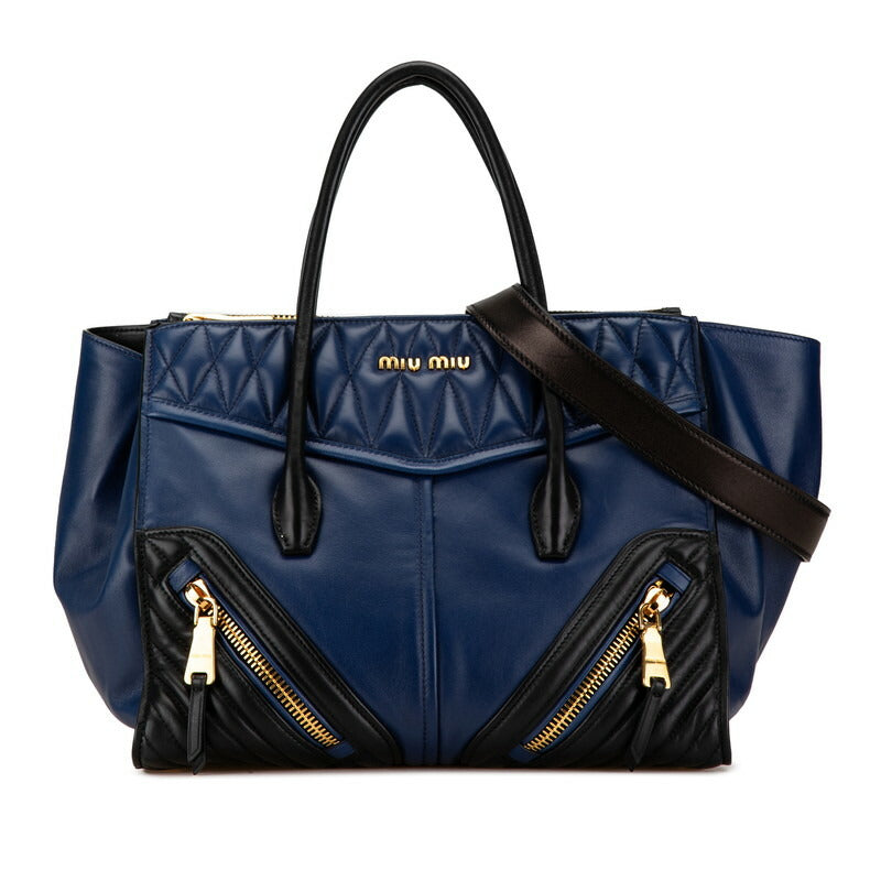 Miu Miu Leather Biker Handbag RN1031