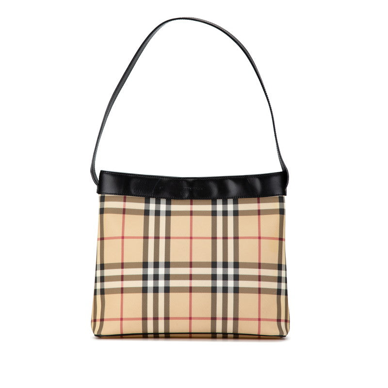 Burberry Nova Check PVC Leather Shoulder Bag in Great Condition