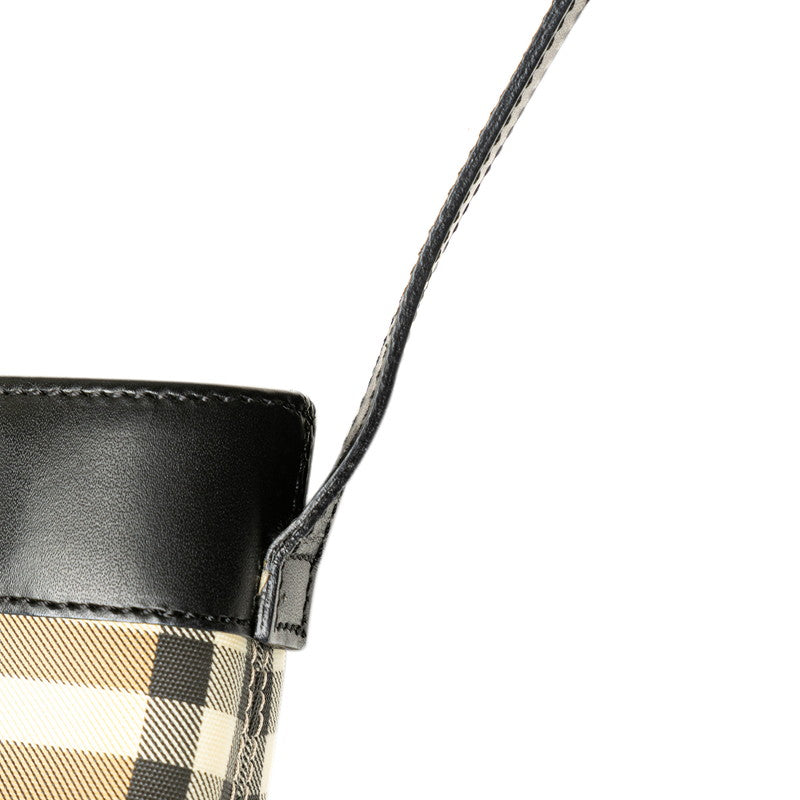 Burberry Nova Check PVC Leather Shoulder Bag in Great Condition