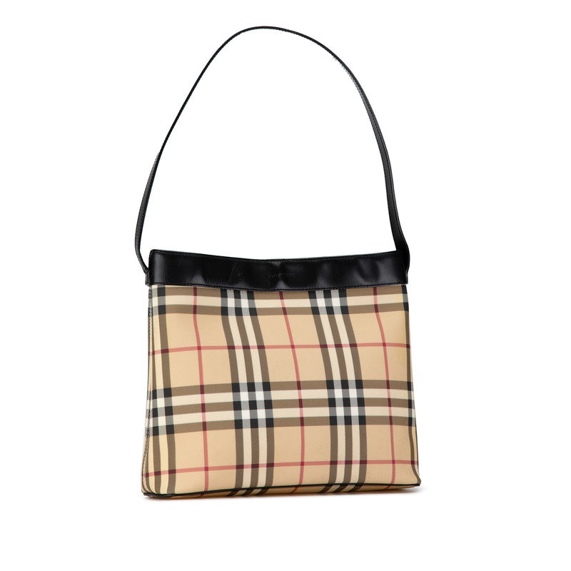 Burberry Nova Check PVC Leather Shoulder Bag in Great Condition