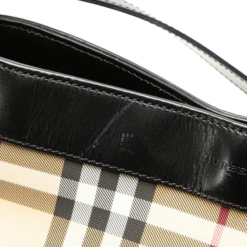 Burberry Nova Check PVC Leather Shoulder Bag in Great Condition