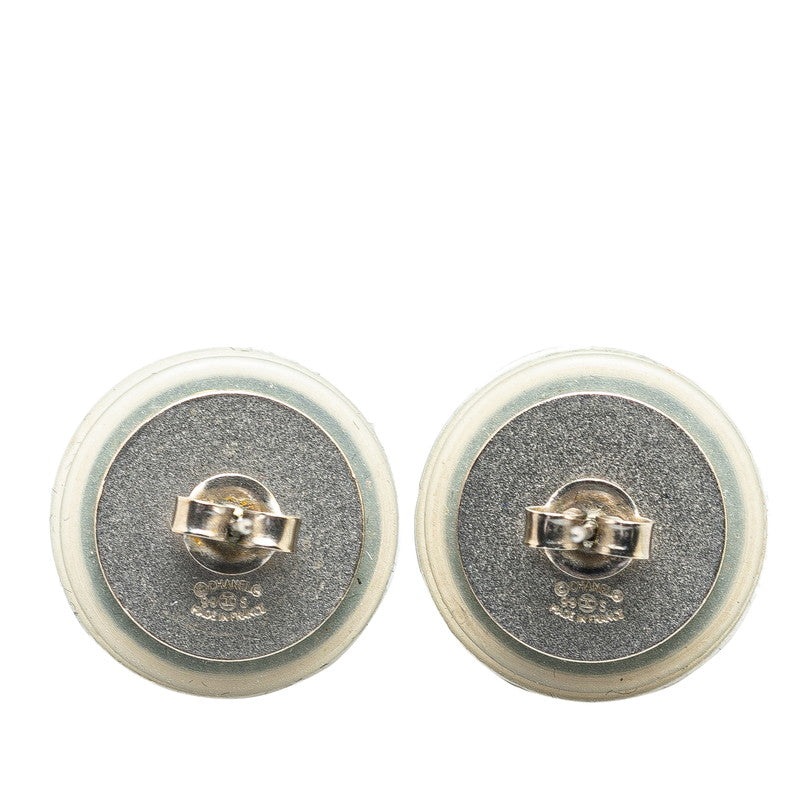 Chanel Coco Mark Rubber Earrings