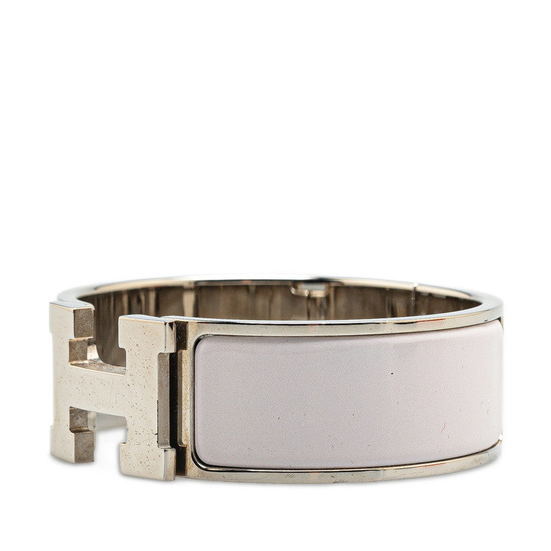 Hermes Click Clack H GM Bangle Pink Metal