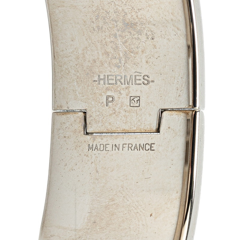 Hermes Click Clack H GM Bangle Pink Metal