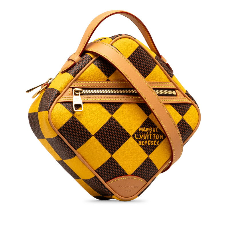 Louis Vuitton Damier Pop Chess Messenger Shoulder Bag N40562 PVC Leather in Great Condition