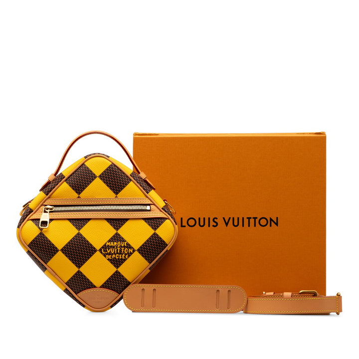 Louis Vuitton Damier Pop Chess Messenger Shoulder Bag N40562 PVC Leather in Great Condition