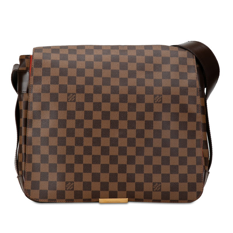 Louis Vuitton Damier Bastille Shoulder Bag Brown PVC Leather