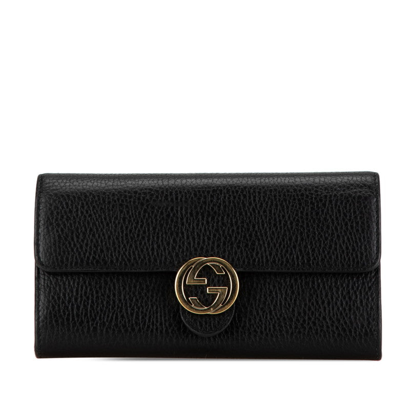 Gucci Interlocking G Leather Wallet 598166