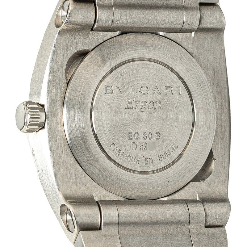 Bvlgari Ergon Quartz Watch EG30S Stainless Steel