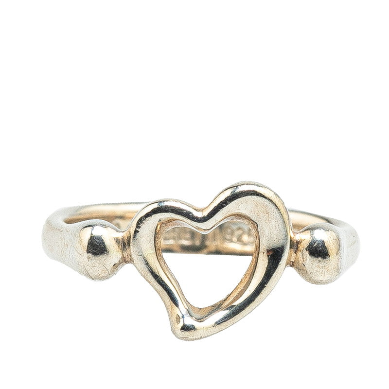 Tiffany & Co Open Heart Ring Silver