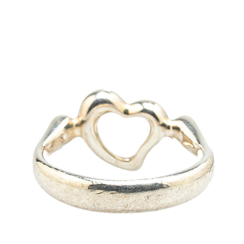 Tiffany & Co Open Heart Ring Silver