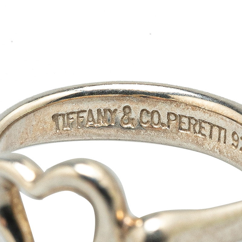 Tiffany & Co Open Heart Ring Silver