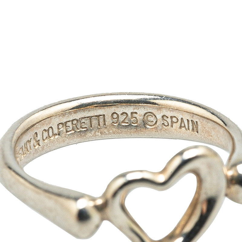 Tiffany & Co Open Heart Ring Silver