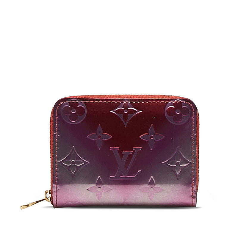 Louis Vuitton Vernis Zippy Coin Purse Card Case M90523 Patent Leather Pink in Very Good Condition