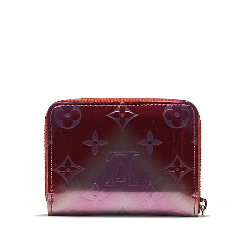 Louis Vuitton Vernis Zippy Coin Purse Card Case M90523 Patent Leather Pink in Very Good Condition