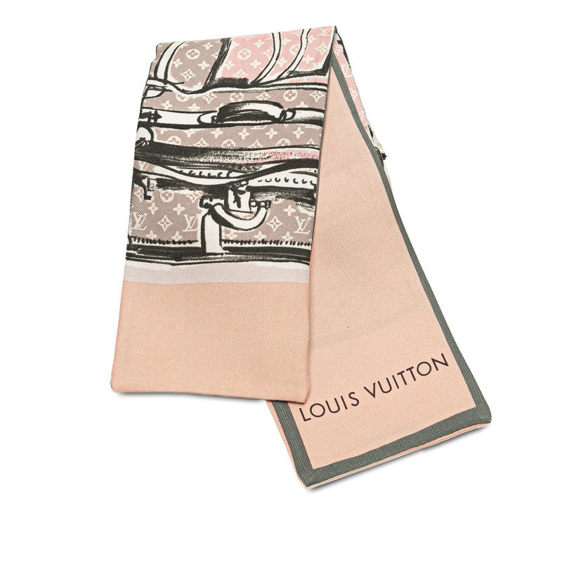 Louis Vuitton Silk Bandeau Trunk Scarf M73965