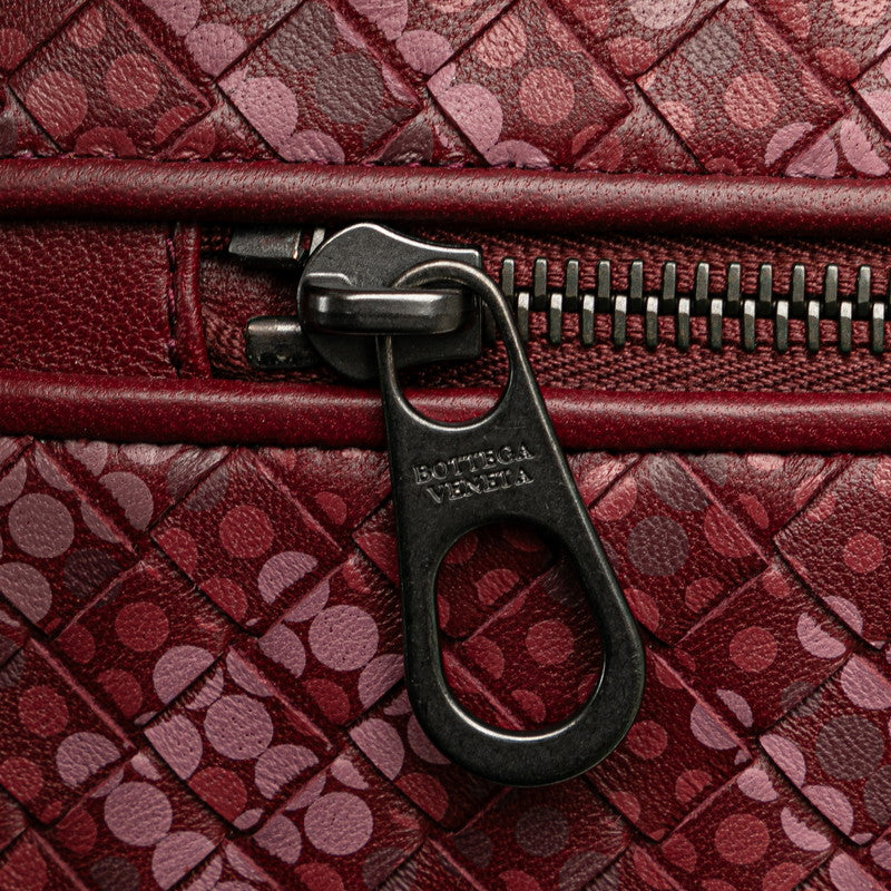 Bottega Veneta Intrecciato Dot Leather Clutch