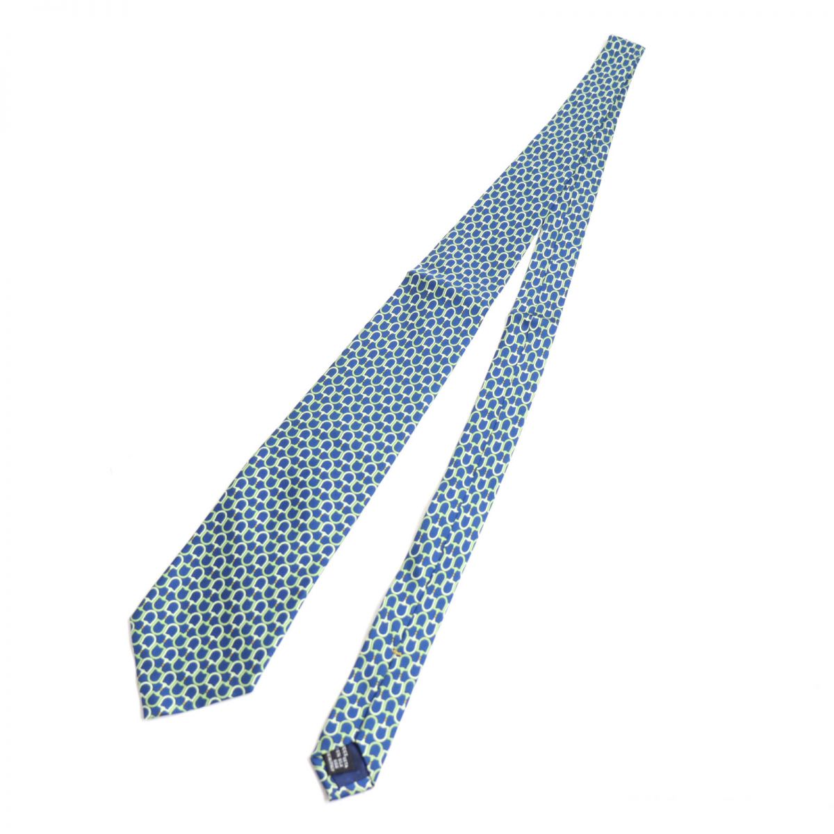 Gucci Horsebit 100% Silk Tie Blue