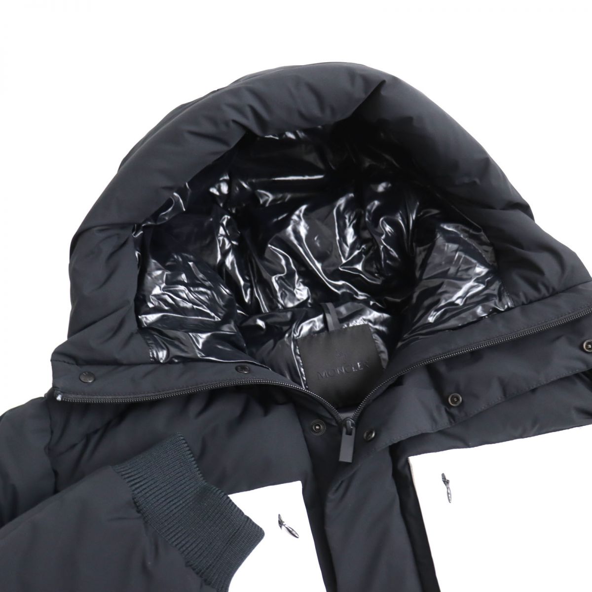 Moncler AMBOISE W-zip Hooded Down Jacket Black