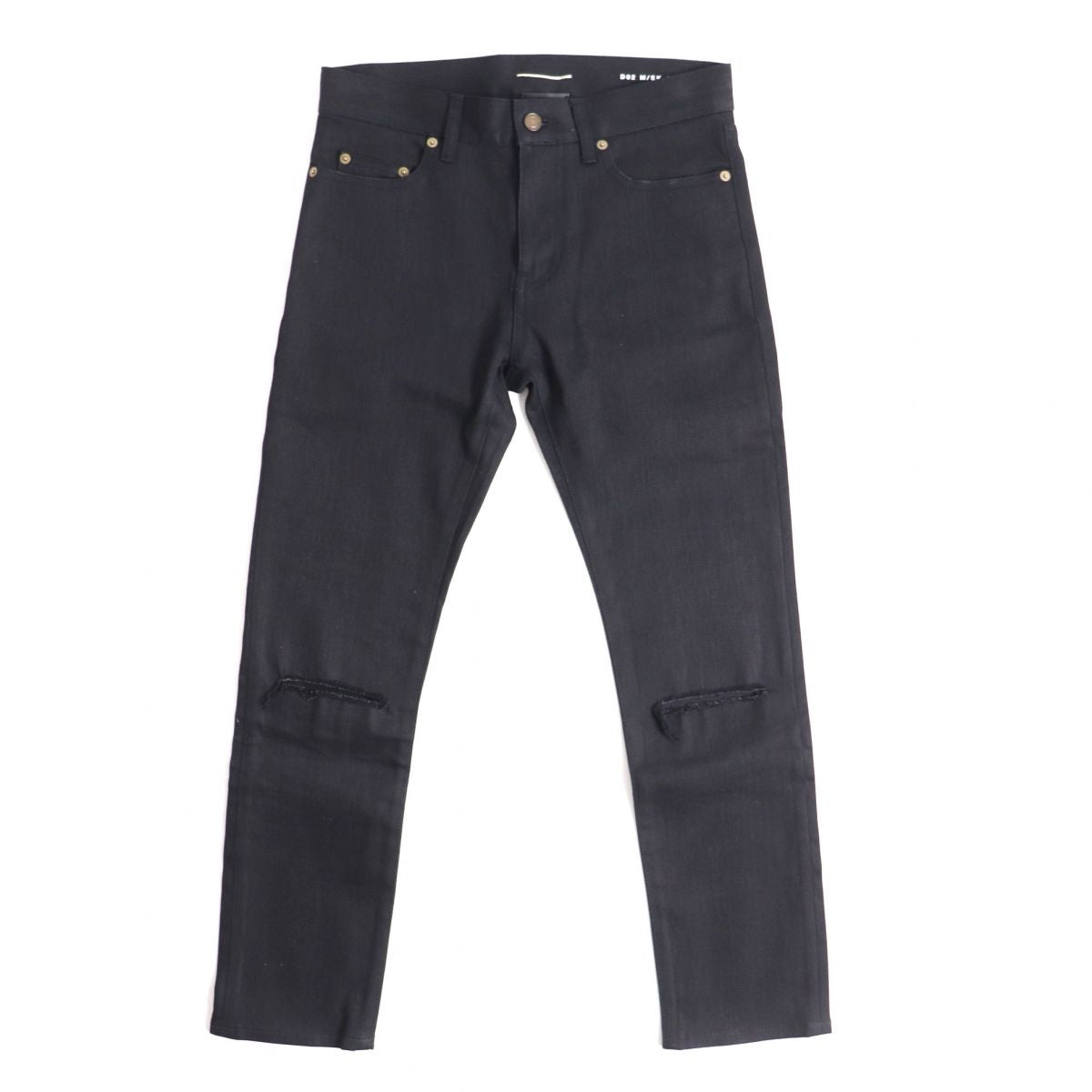 Saint Laurent Men's Distressed Denim Jeans