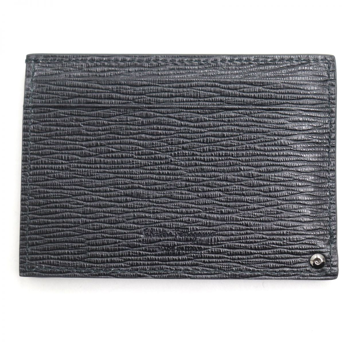 Salvatore Ferragamo Leather Slim Card Case