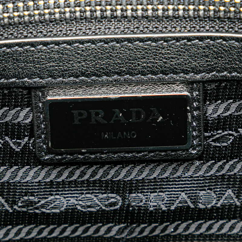 Prada Leather Briefcase Shoulder Bag 2WAY 2VG033