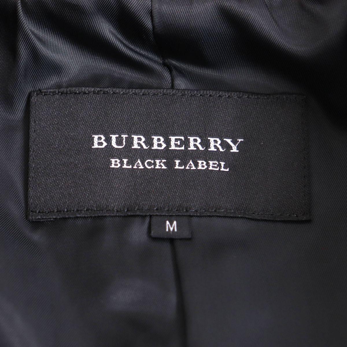 Burberry Black Label Wool Pea Coat Red M