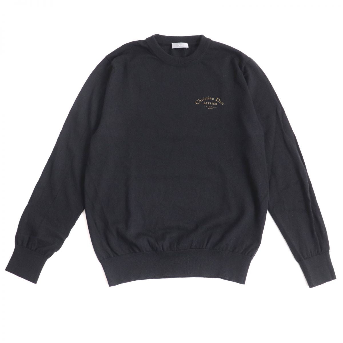 Dior Homme Wool Logo Knit Sweater Black M