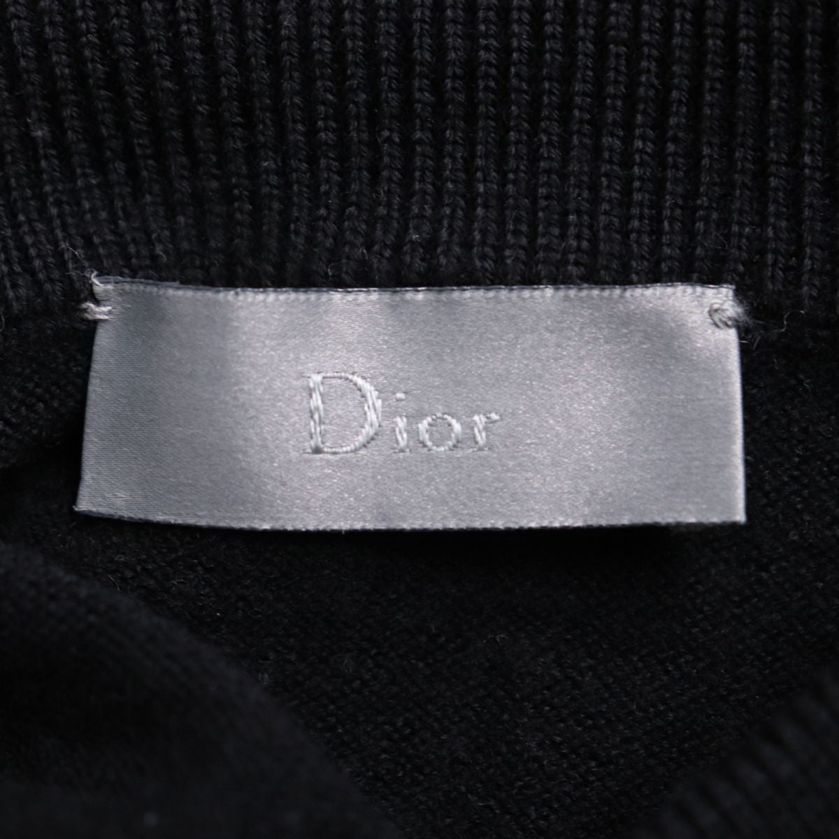 Dior Homme Wool Logo Knit Sweater Black M