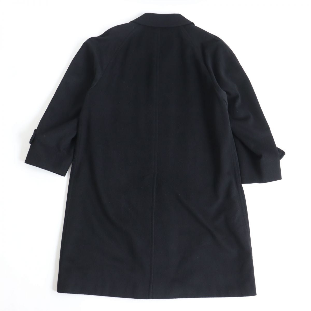 Burberry Wool Cashmere Trench Coat Black