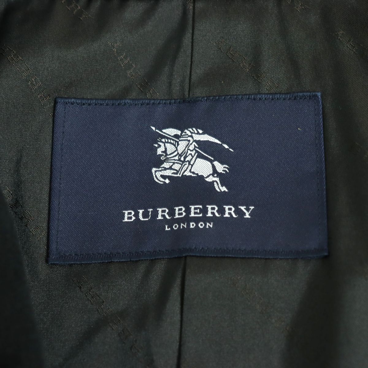 Burberry Wool Cashmere Trench Coat Black