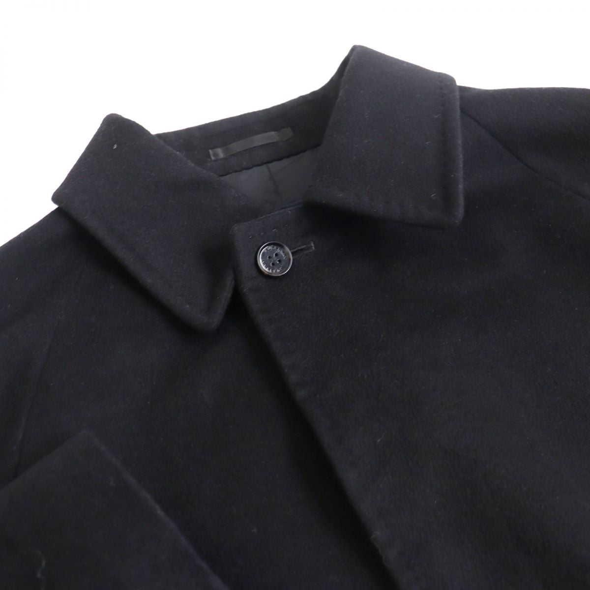 Burberry Cashmere Silk Coat Black M