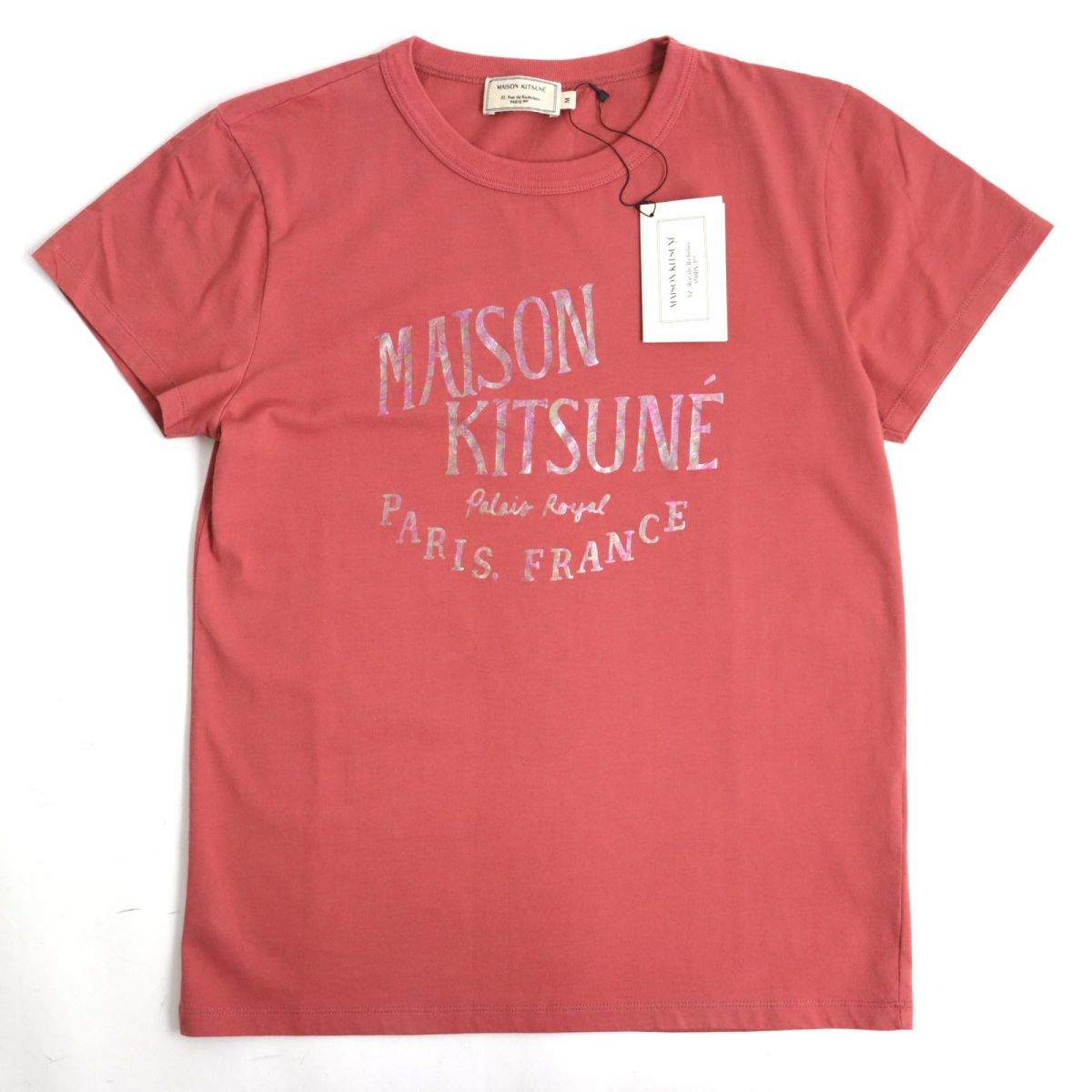 Maison Kitsune Cotton T-shirt Pink M