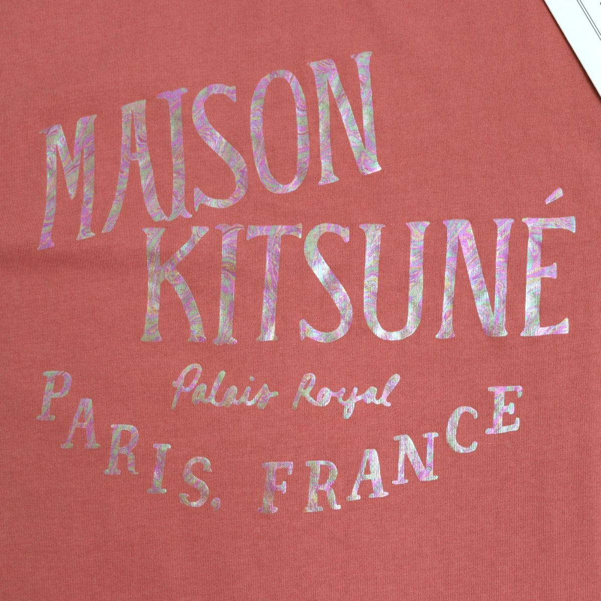 Maison Kitsune Cotton T-shirt Pink M