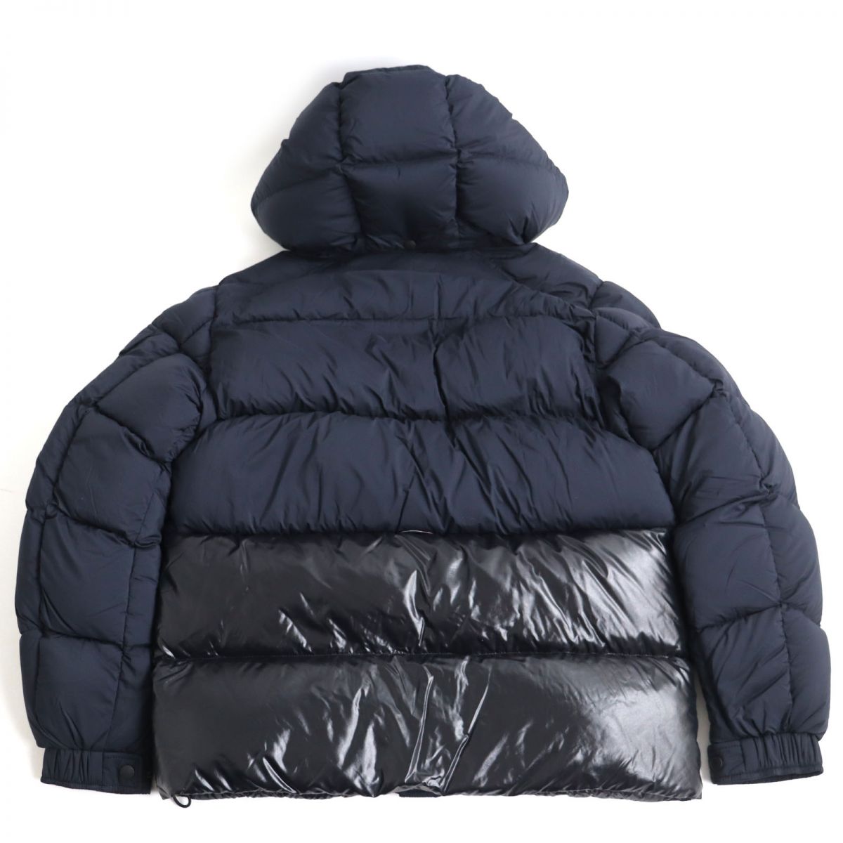 Moncler Double Zip Down Jacket Navy Size 4