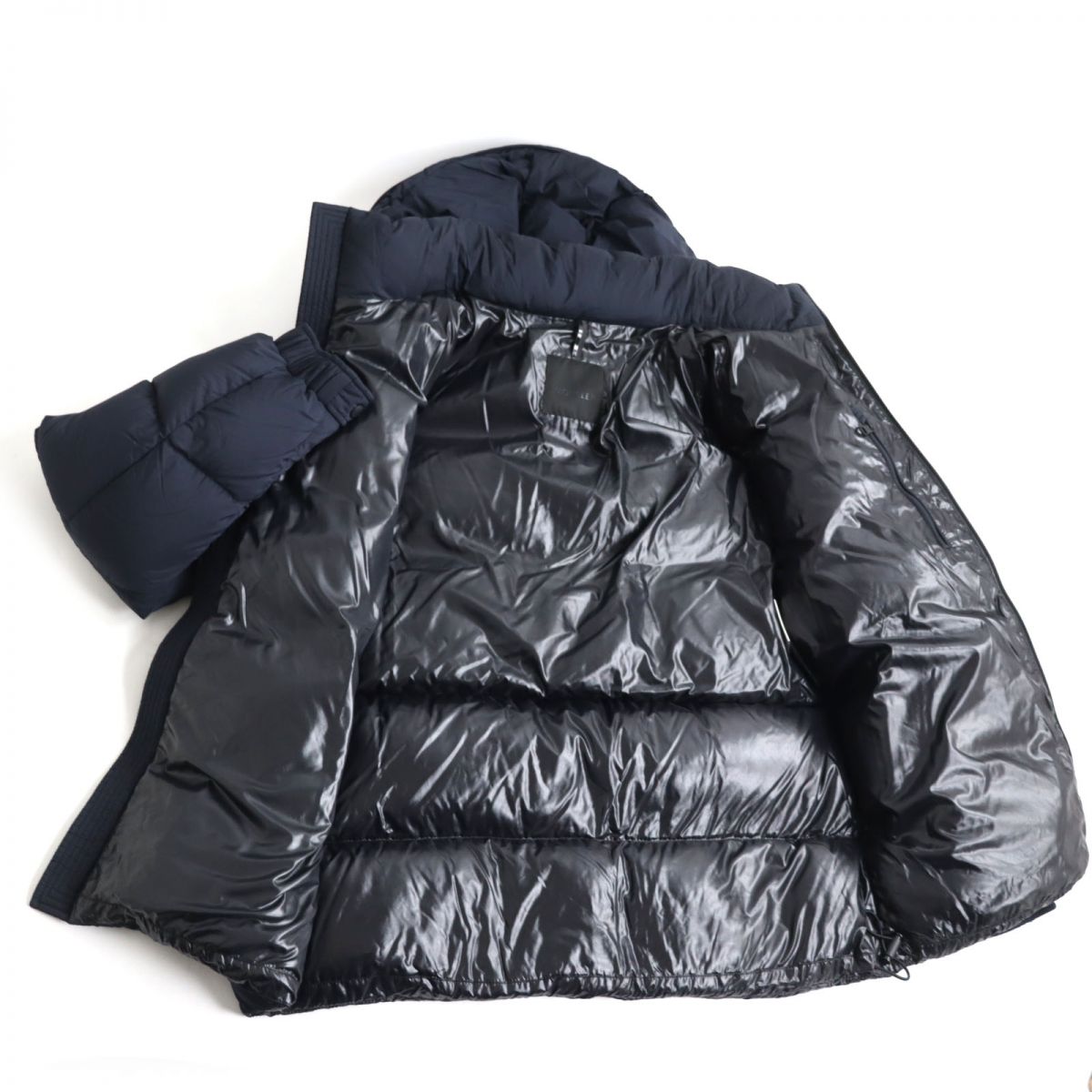 Moncler Double Zip Down Jacket Navy Size 4